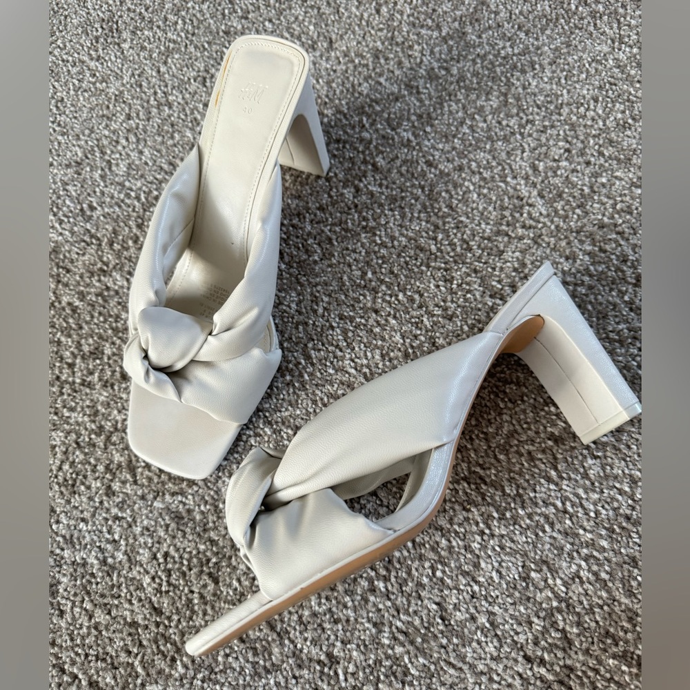 H&M Knot Leather Heel